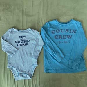 ❌ SOLD ❌ Big Brother Little Brother Cousin Crew Set